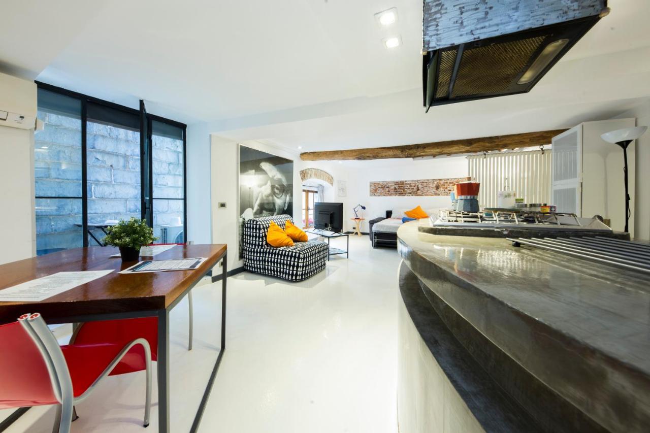 Loft La Citta Vecchia Lägenhet Genua Exteriör bild