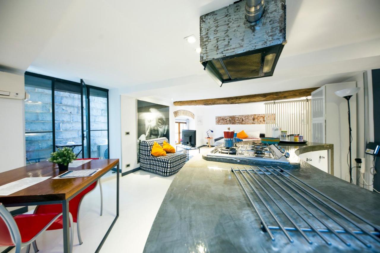 Loft La Citta Vecchia Lägenhet Genua Exteriör bild